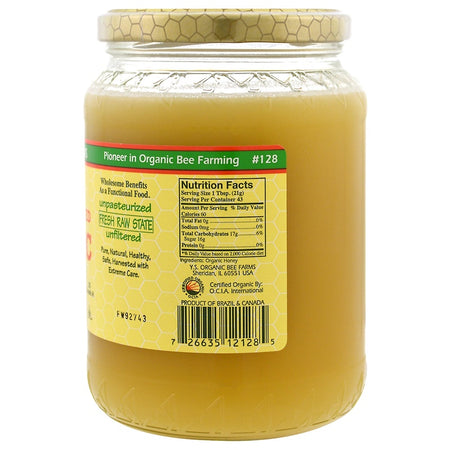 YS Organic Bee - Certified Organic Honey - 32 Oz