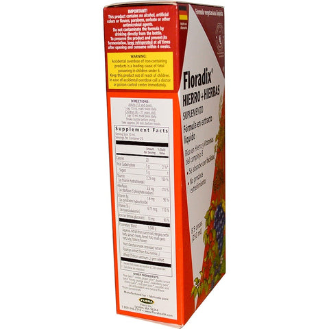 Flora - Floradix Iron & Herbs 8.5 Fl Oz