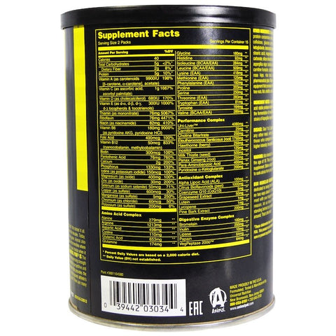Universal Nutrition, The True Original, Animal Pak, Animal Training Packs, 30 Packs