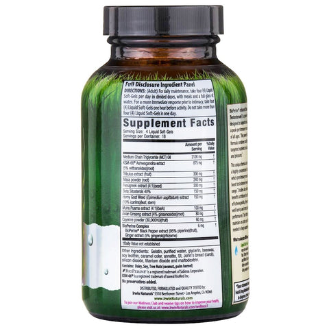 Irwin Naturals - Steel-Libido For Men - 75 softgels