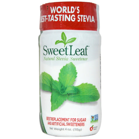Wisdom Natural Sweetleaf - Natural Stevia Sweetener, 4 oz (115 g)