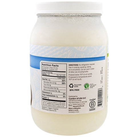 Garden Of Life - Raw Extra Virgin Coconut Oil, 32 oz