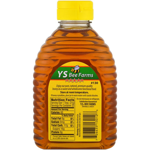 YS Organic Bee - Clover Honey - 16 Oz