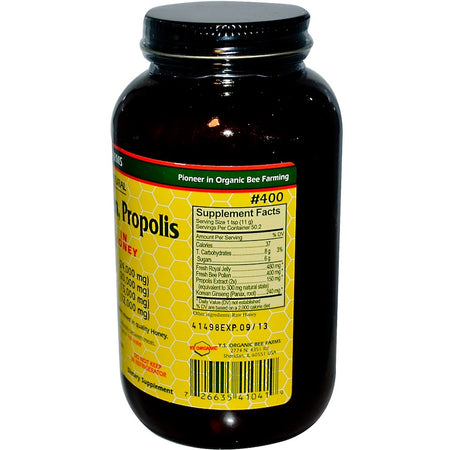 YS Organic Bee - Fresh Royal Jelly, Bee Pollen, Propolis - 20.3 Oz