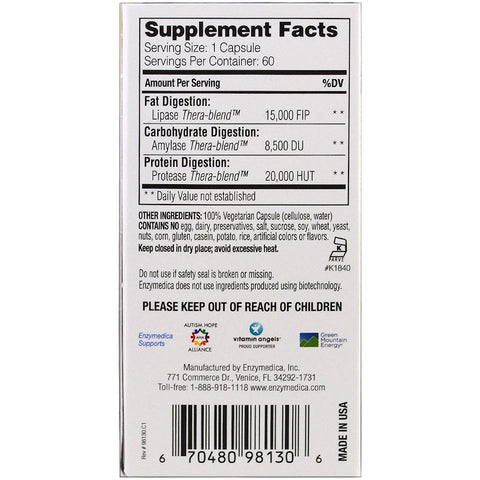 ENZYMEDICA - Lypo Gold - 60 Capsules