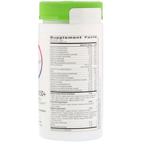 Rainbow Light - Active Adult 50+™Multivitamin with CoQ10 - 90 Tab