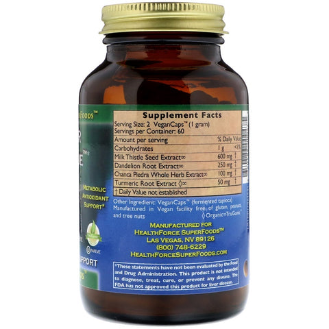 HealthForce SuperFoods - Liver Rescue™ - 120 Count VeganCaps™