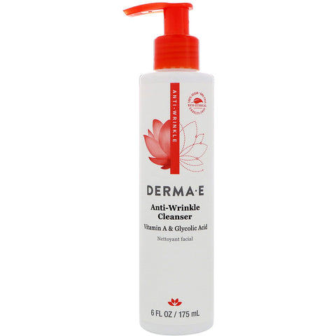Derma E, Anti-Wrinkle Cleanser, Vitamin A Glycolic Acid