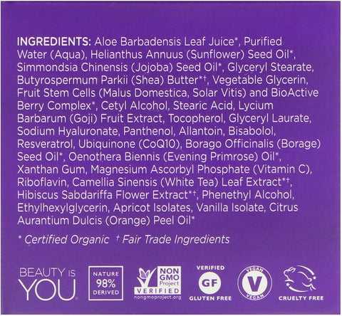 Andalou Naturals - Perfecting Cream, Goji Peptide, Age Defying, 1.7 fl oz (50 ml)