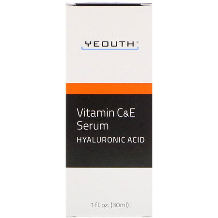 Yeouth - Vitamin C And E Serum With Hyaluronic Acid, 1oz
