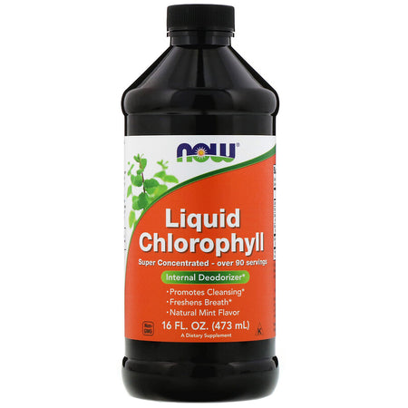 Now Foods - Liquid Chlorophyll, Mint Flavor, 16 fl oz (473 ml)