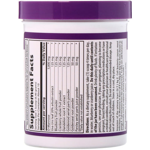 Vibrant Health - U.T. Vibrance, D-Mannose 5,000 mg, Version 1.1, 2.28 oz (64.55 g)