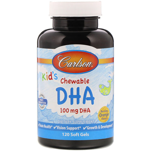 Carlson - Kid's Chewable DHA - 120 Softgels
