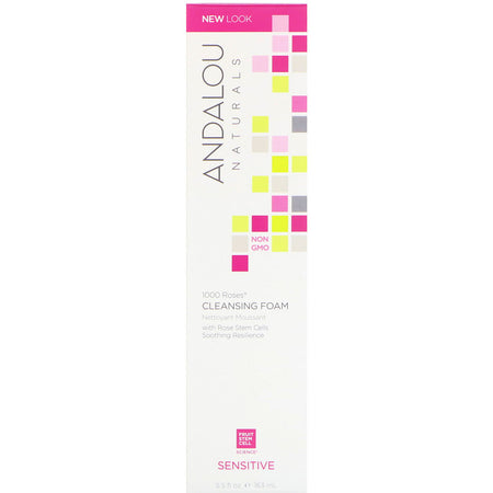 Andalou Naturals - 1000 Roses Cleansing Foam - 5.5 Ounce