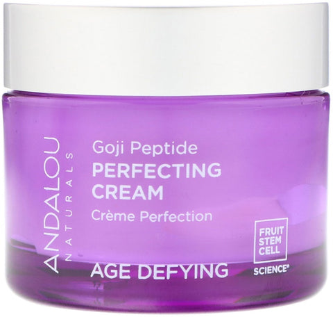 Andalou Naturals - Perfecting Cream, Goji Peptide, Age Defying, 1.7 fl oz (50 ml)
