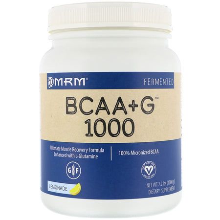 MRM - BCAA + G1000g Ultimate Recovery Formula - Lemonade - 1000 G