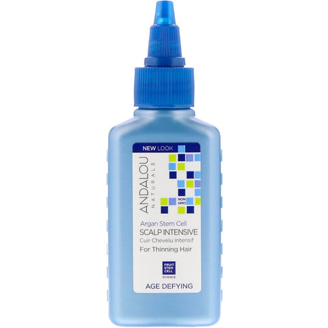 Andalou Naturals - Argan Stem Cells, Scalp Intensive, Thinning Hair Treatment, Age Defying, 2.1 fl oz (62 ml)