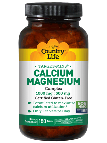 Country Life - TM CAL-MAG 1000MG/500MG 180 CT - 180 Tablet