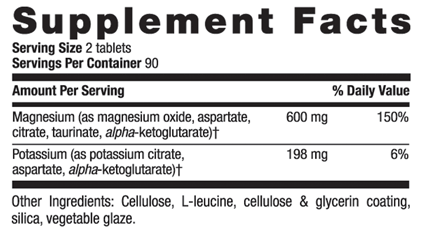Country Life - TM-MAG-POT-ASPARTATE 180 - 180 Tablet