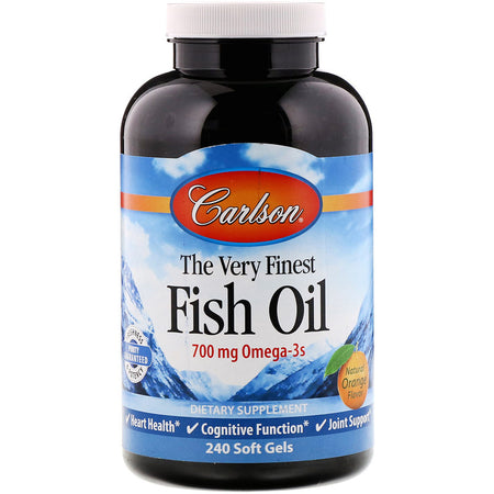 Carlson - The Very Finest Fish Oil, Orange - 240 Softgels