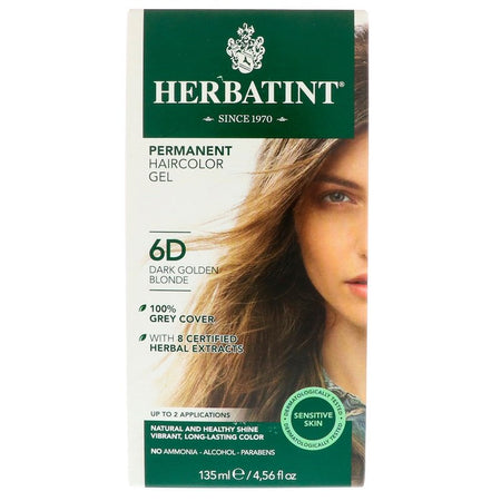 Herbatint Permanent Dark Golden Blonde (6D) - 4 Ounce