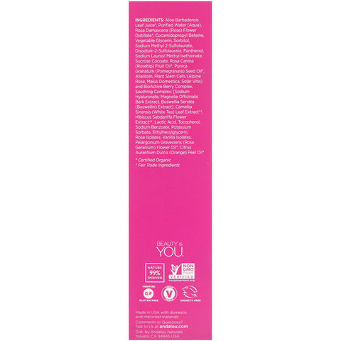 Andalou Naturals - 1000 Roses Cleansing Foam - 5.5 Ounce