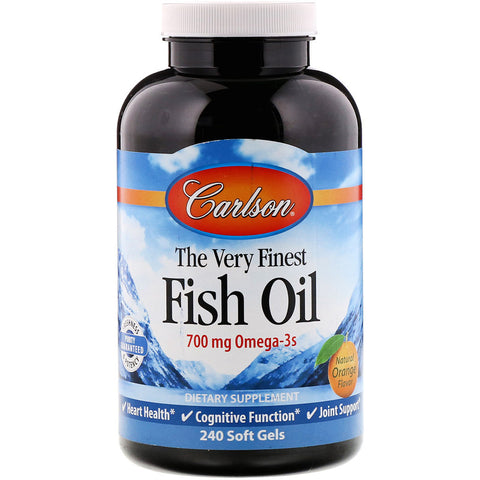 Carlson - The Very Finest Fish Oil, Orange - 240 Softgels