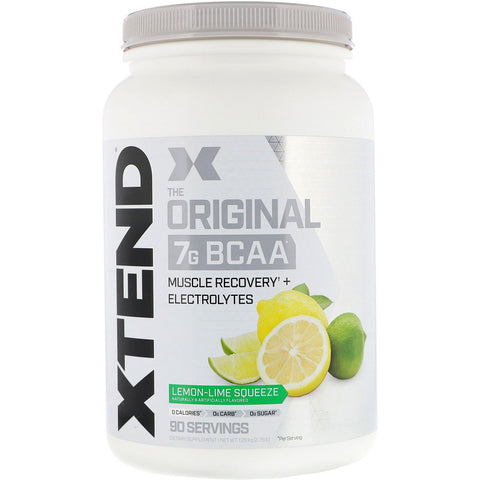 Xtend The Original 7G BCAA, Lemon-Lime Squeeze, 2.78 lb (1.26 kg) - 90 Servings