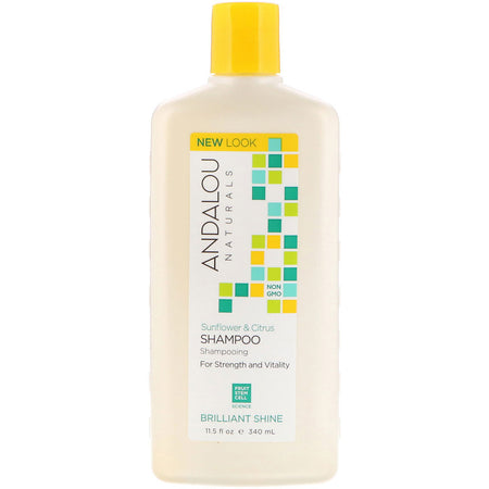 Andalou Naturals - Brilliant Shine Shampoo Sunflower Citrus - 11.5 fl oz (340 ml)