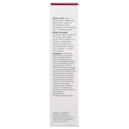 Derma E, Overnight Peel, Exfoliant Facial