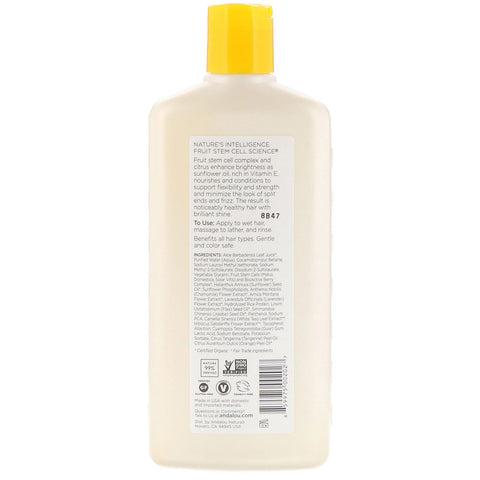 Andalou Naturals - Brilliant Shine Shampoo Sunflower Citrus - 11.5 fl oz (340 ml)