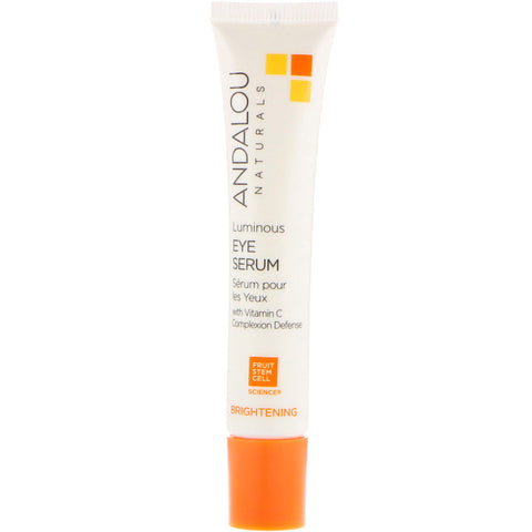 Andalou Naturals - Luminous Eye Serum, Brightening, 0.6 fl oz (18 ml)