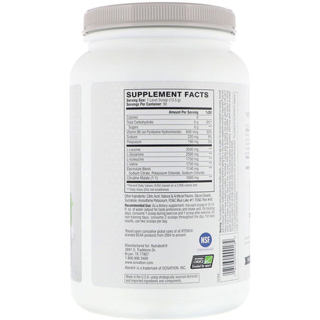 Xtend The Original 7G BCAA, Glacial Grape, 2.68 lb (1.22 kg) - 90 Servings