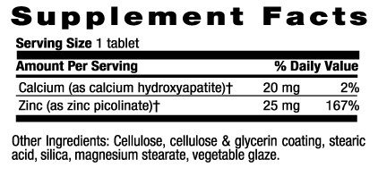 Country Life - ZINC PICOLINATE 25 MG 100 TABS - 100 Tablet