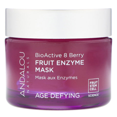 Andalou Naturals - Fruit Enzyme Mask, BioActive 8 Berry, Age Defying, 1.7 oz (50 g)