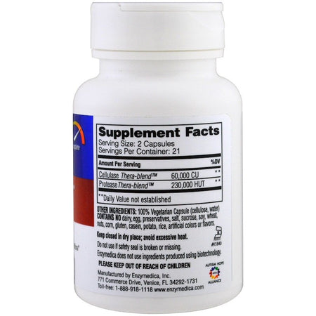 ENZYMEDICA - Candidase - 42 Capsules