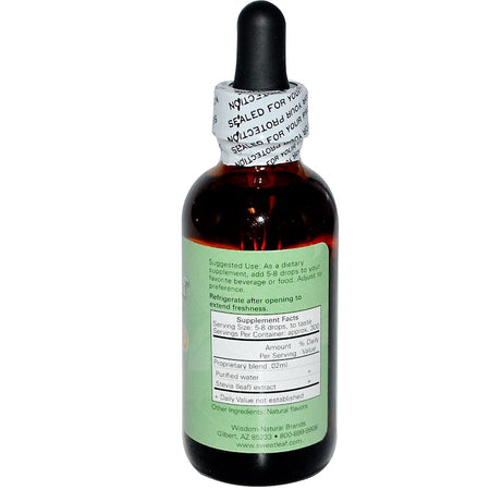 Wisdom Natural Sweetleaf - Liquid Stevia, Lemon Drop, 2 fl oz (60 ml)