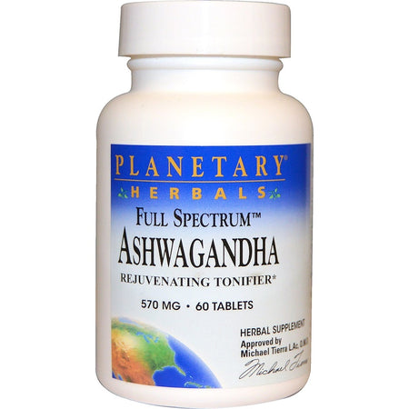 Planetary Herbals - Ashwagandha, Full Spectrum™ 570 Mg - 60 Tablet