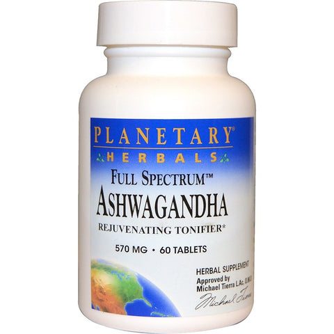 Planetary Herbals - Ashwagandha, Full Spectrum™ 570 Mg - 60 Tablet