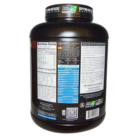 Dymatize - ELITE 100% WHEY, Gourmet Vanilla - 5 Lb (2.3 Kg)
