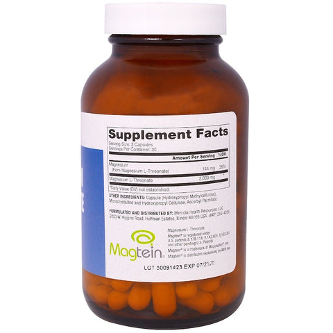 Dr Mercola - Magnesium L-Threonate - 90 Capsules