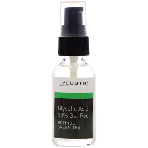 Yeouth - 30% Glycolic Acid Peel With Retinol, Green Tea, 1oz