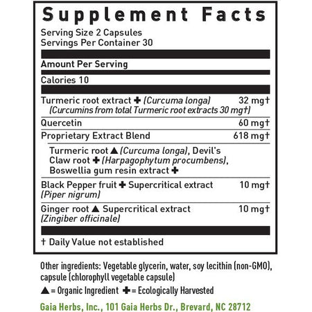 Gaia Herb - TURMERIC SUPREME:JOINT LP CAPS 60