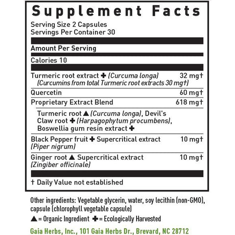 Gaia Herb - TURMERIC SUPREME:JOINT LP CAPS 60