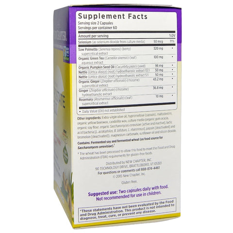 New Chapter - Prostate 5LX™ Holistic Prostate Support, 120 Liquid Vcaps