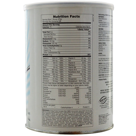 Natures Plus - Energy Shake, The Original High Protein, 1.7 lbs. (756 g)