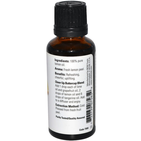 Now Foods -Essential Oils, Lemon, 1 fl oz (30 ml)