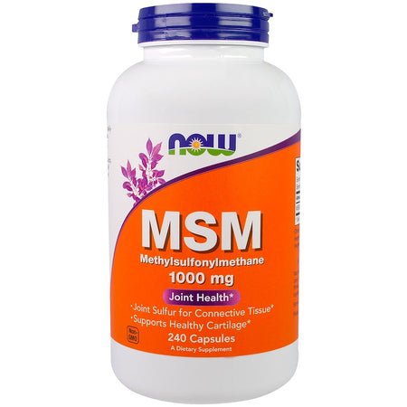 Now Foods - MSM, 1000 mg, 240 Capsules