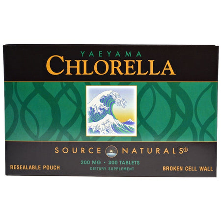 Source Naturals - Yaeyama Chlorella® 200 Mg, Box - 300 Tablet