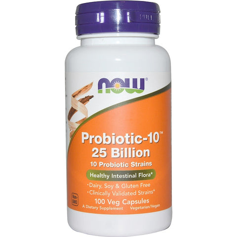 Now Foods - Probiotic-10, 25 Billion, 100 Veg Capsules